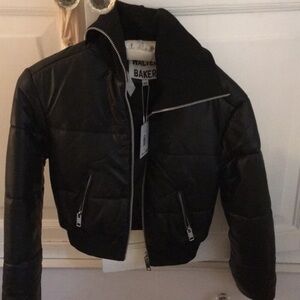 Ted baker London black bomber  style coat  xs